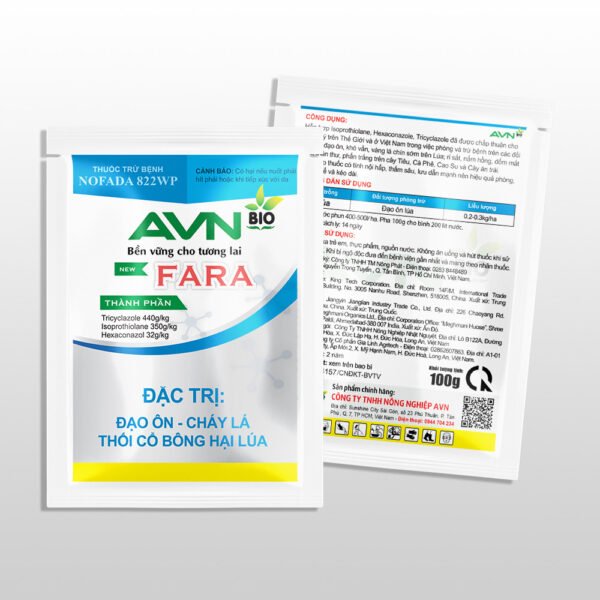 Thuốc trừ bệnh Đạo ôn - Fara 822WP AVN